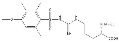 Fmoc-Arg,Mtr-OH ,N-α-Fmoc-N-g-,4-methoxy-2,3,6-trimethylbenzenesulfonyl-L-arginine