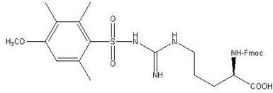 Fmoc-D-Arg,Mtr-OH ,N-α-Fmoc-N-g-,4-methoxy-2,3,6-trimethylbenzenesulfonyl-D-arginine