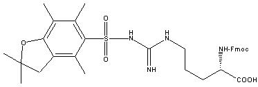 Fmoc-Arg,Pbf-OH ,N-α-Fmoc-N-g-,2,2,4,6,7-pentamethyldihydrobenzofuran-5-sulfonyl-L-arginine