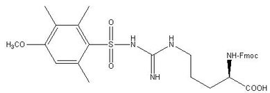 Fmoc-D-Arg,Pbf-OH ,N-α-Fmoc-N-g-,2,2,4,6,7-pentamethyldihydrobenzofuran-5-sulfonyl-D-arginine