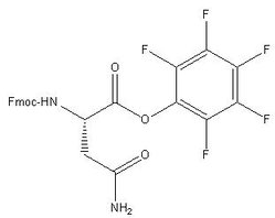 Fmoc-Asn-OPfp ,N-α-Fmoc-L-asparagine pentafluorophenyl ester