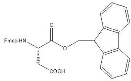 Fmoc-Asp-OFm ,N-α-Fmoc-L-aspartic acid-α-9-fluorenylmethyl ester