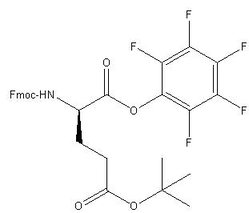 Fmoc-D-Glu,OtBu-OPfp ,N-α-Fmoc-D-glutamic acid γ-t-butyl ester α-pentafluorophenyl ester