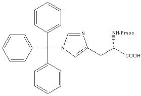 Fmoc-His,Trt-OH ,N-α-Fmoc-N-im-trityl-L-histidine