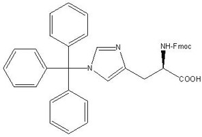 Fmoc-D-His,Trt-OH ,N-α-Fmoc-N-im-trityl-D-histidine