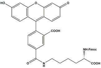 Fmoc-Lys,5-FAM-OH
