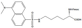 Fmoc-Lys,Dansyl-OH ,Fmoc-Nε-dansyl-L-lysine