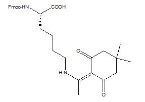 Fmoc-Lys,Dde-OH ,N-α-Fmoc-N-ε-1-,4,4-dimethyl-2,6-dioxocyclohex-1-ylideneethyl-L-lysine