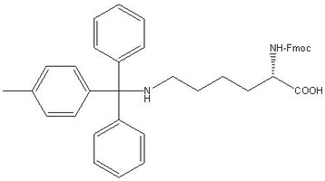 Fmoc-Lys,Mtt-OH ,N-α-Fmoc-N-ε-4-methyltrityl-L-lysine