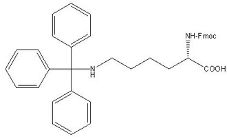 Fmoc-Lys,Trt-OH ,N-α-Fmoc-Ne-trityl-L-lysine