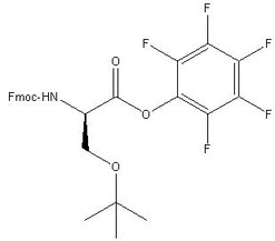 Fmoc-D-Ser,tBu-OPfp ,N-α-Fmoc-O-t-butyl-D-serine pentafluorophenyl ester