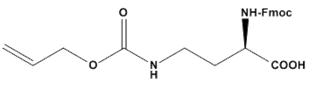 Fmoc-D-Dab,Alloc-OH ,Fmoc-Nγ-allyloxycarbonyl-D-2,4-diaminobutyric acid