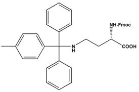 Fmoc-Dab,Mtt-OH ,Nα-Fmoc--Nγ-,4-methyltrityl-L-2,4-diaminobutyric acid