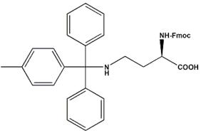 Fmoc-D-Dab,Mtt-OH ,Nα-Fmoc--Nγ-,4-methyltrityl-D-2,4-diaminobutyric acid