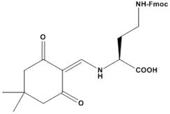 Dde-Dab,Fmoc-OH ,Nα-,4,4-Dimethyl-2,6-dioxocyclohex-1-ylideneethyl-Ng-Fmoc-L-2,4-diaminobutyric acid