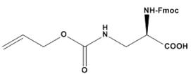 Fmoc-D-Dap,Alloc-OH ,Fmoc-Nβ-allyloxycarbonyl-D-2,3-diaminopropionic acid