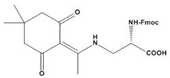 Fmoc-Dap,Dde-OH ,Fmoc-Nβ-1-,4,4-dimethyl-2,6-dioxocyclohex-1-ylideneethyl-L-2,3-diaminopropionic acid