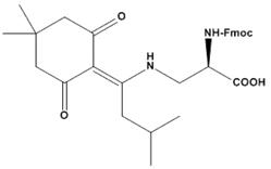 Fmoc-D-Dap,ivDde-OH ,Fmoc-Nβ-,4,4-dimethyl-2,6-dioxocyclohex-1-ylidene-3-methylbutyl-D-2,3-diaminopropionic acid