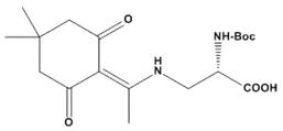 Boc-Dap,Dde-OH ,Nα-Boc-Nγ-,4,4-dimethyl-2,6-dioxocyclohex-1-ylideneethyl-L-2,3-diaminopropionic acid