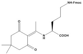 Dde-Orn,Fmoc-OH ,Nα-1-,4,4-dimethyl-2,6-dioxocyclohex-1-ylideneethyl-Ne-Fmoc-L-ornitine