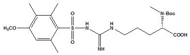 Boc-N-Me-Arg,Mtr-OH ,Boc-Nα-methyl-Nω-,4-methoxy-2,3,6-trimethylbenzenesulfonyl-L-arginine