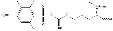 Fmoc-N-Me-Arg,Mtr-OH ,Nα-Fmoc-Nα-methyl-Nω-,4-methoxy-2,3,6-trimethylbenzenesulfonyl-L-arginine