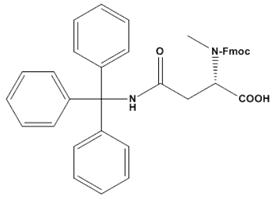 Fmoc-N-Me-Asn,Trt-OH ,Nα-Fmoc-Nα-methyl-Nγ-trityl-L-asparagine