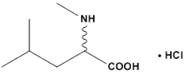 N-Me-DL-Leu-OH•HCl ,N-Methyl-DL-leucine hydrochloride