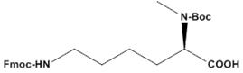 Boc-N-Me-D-Lys,Fmoc-OH ,Nα-Boc-Nα-methyl-Nε-Fmoc-D-lysine