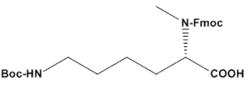 Fmoc-N-Me-Lys,Boc-OH ,Nα-Fmoc-Nα-methyl-Nε-Boc-L-lysine