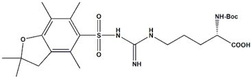 Boc-Arg,Pbf-OH ,Boc-Nω-,2,2,4,6,7-pentamethyldihydrobenzofuran-5-sufonyl-L-arginine