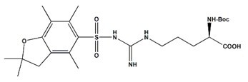 Boc-D-Arg,Pbf-OH ,Boc-Nω-,2,2,4,6,7-pentamethyldihydrobenzofuran-5-sufonyl-D-arginine