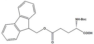 Boc-Glu,OFm-OH ,Boc-L-glutamic acid γ-9-fluorenylmethyl ester