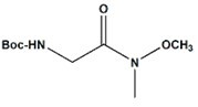 Boc-Gly-N,OMeMe ,Boc-glycine N,O-dimethylhydroxamide