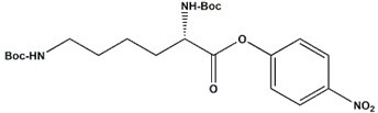 Boc-Lys,Boc-ONp ,Nα,ε-bis-Boc-L-lysine 4-nitrophenyl ester