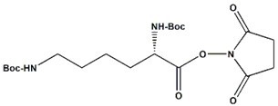 Boc-Lys,Boc-OSu ,Nα,ε-bis-Boc-L-lysine N-hydroxysuccinimide ester