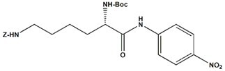 Boc-Lys,Z-pNA ,Boc-Nε-Z-L-lysine 4-nitroanilide